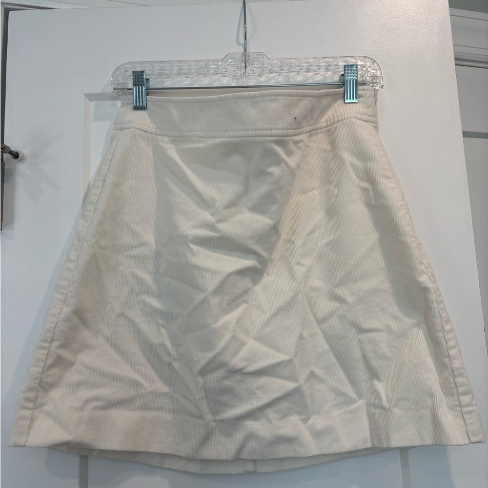 J. Crew Cream A-Line Skirt